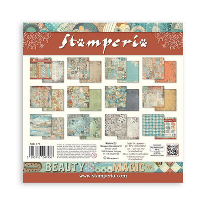 Stamperia - (12”X12”)  Backgrounds- Paper pad - Furry Friends