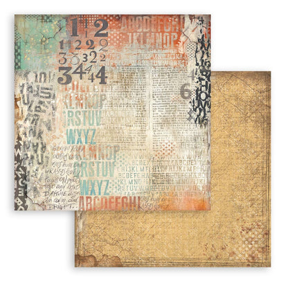 Stamperia - (12”X12”)  Backgrounds- Paper pad - Furry Friends