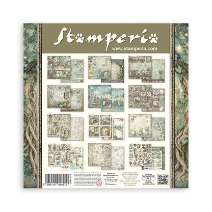Stamperia -  (12”X12”) -  Paper pad - Herbarium Silvae