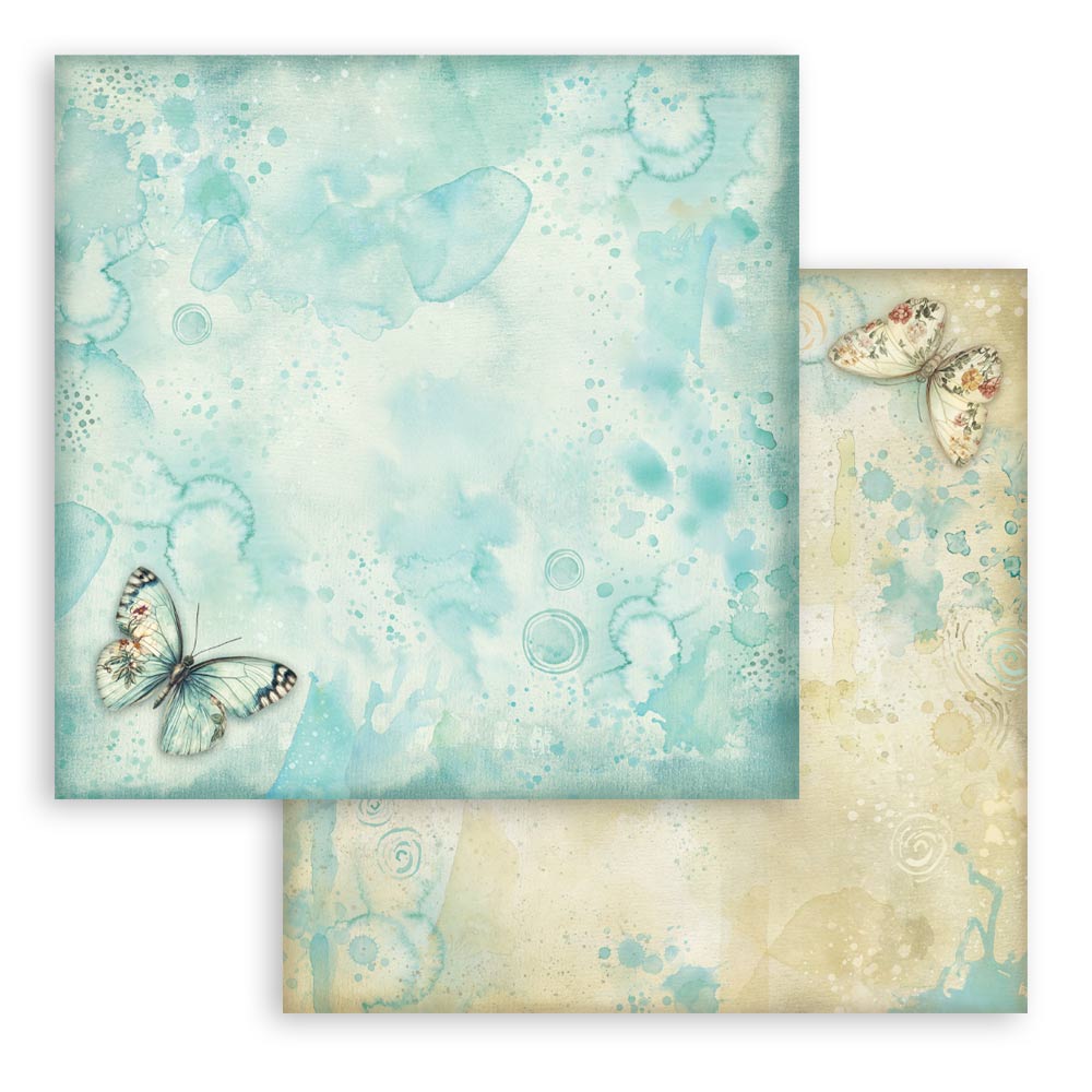 Stamperia - (12”X12”)  Backgrounds- Paper pad - Daisy Art
