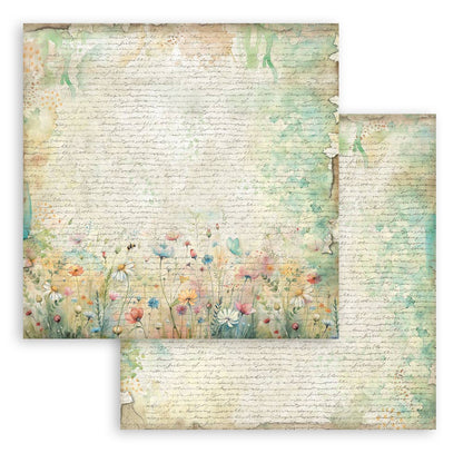 Stamperia -  (8”X8”) Backgrounds Daisy Art