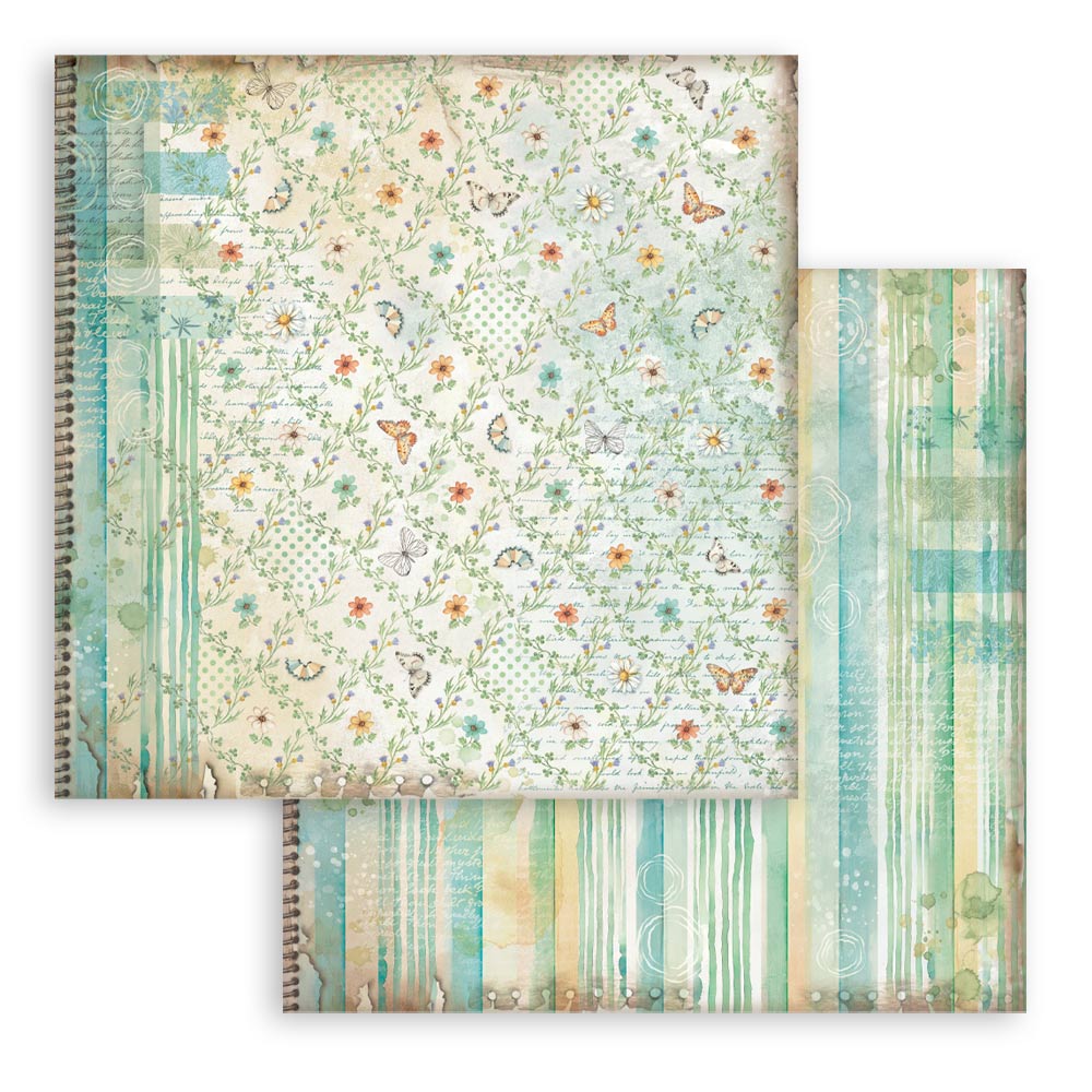 Stamperia -  (8”X8”) Backgrounds Daisy Art