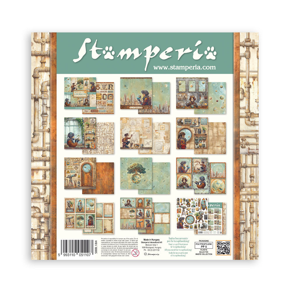 Stamperia -  (12”X12”) -  Paper pad - A new beginning