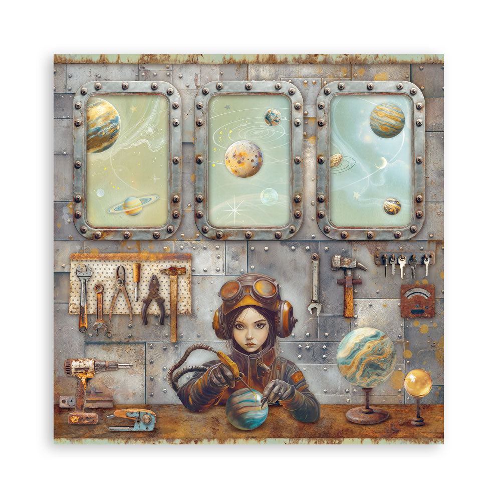 Stamperia -  (12”X12”) -  Paper pad - A new beginning