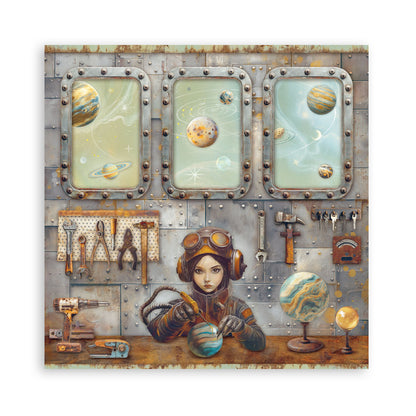 Stamperia -  (12”X12”) -  Paper pad - A new beginning