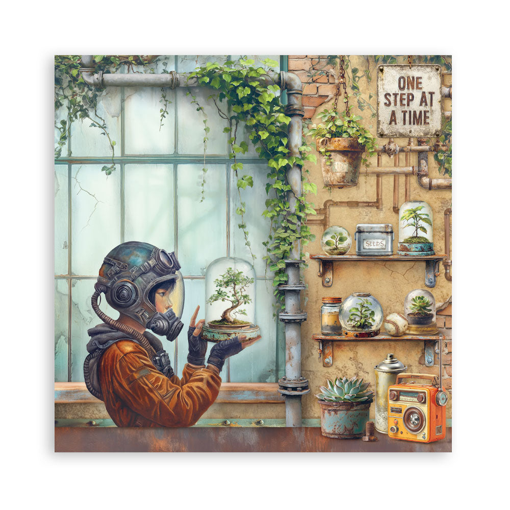 Stamperia -  (12”X12”) -  Paper pad - A new beginning