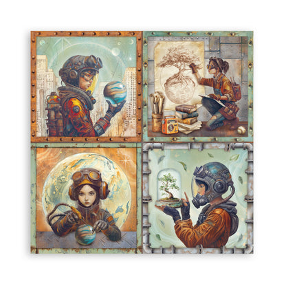 Stamperia -  (12”X12”) -  Paper pad - A new beginning