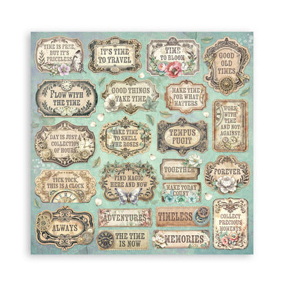 Stamperia - (8”X8”) Paper Pad - Garden of Time