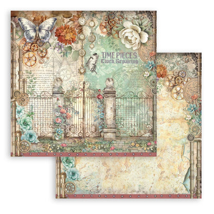 Stamperia - (8”X8”) Paper Pad - Garden of Time