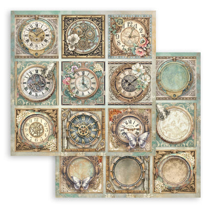 Stamperia - (8”X8”) Paper Pad - Garden of Time