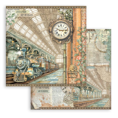 Stamperia - (8”X8”) Paper Pad - Garden of Time