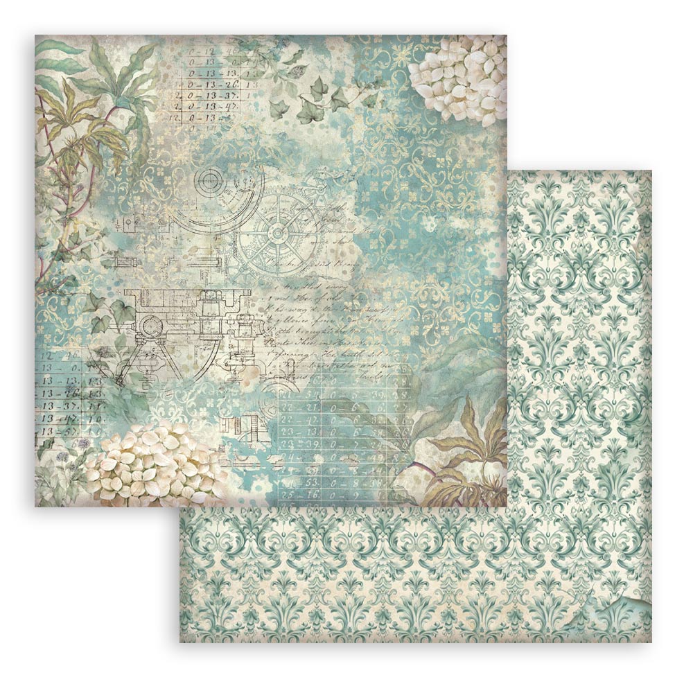 Stamperia -  (8”X8”) Backgrounds Garden of Time