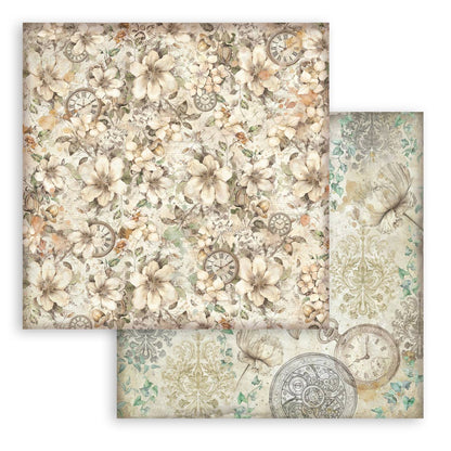 Stamperia -  (8”X8”) Backgrounds Garden of Time