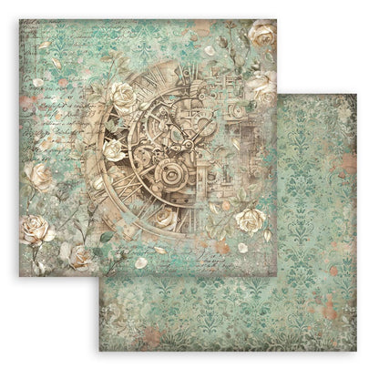 Stamperia -  (8”X8”) Backgrounds Garden of Time