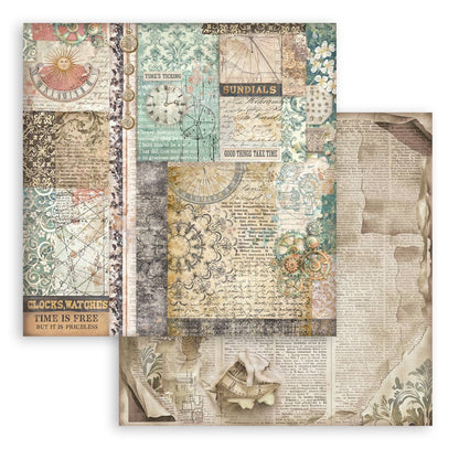 Stamperia -  (8”X8”) Backgrounds Garden of Time