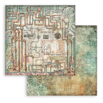 Stamperia -  (8”X8”) Backgrounds Garden of Time