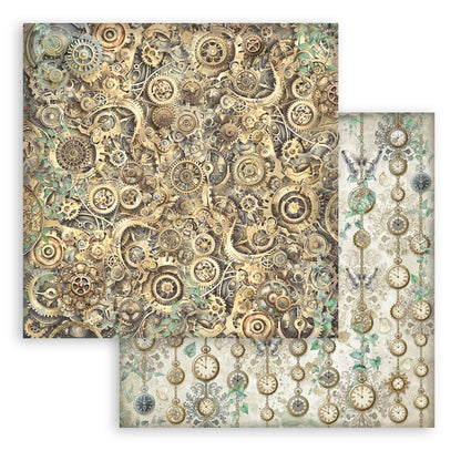 Stamperia -  (8”X8”) Backgrounds Garden of Time