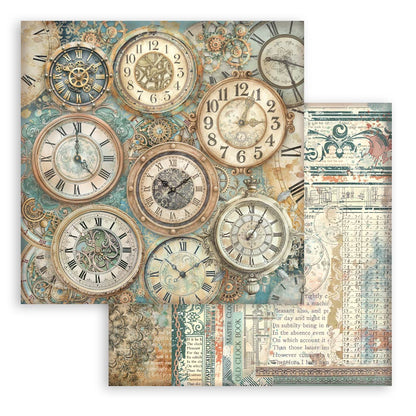 Stamperia -  (8”X8”) Backgrounds Garden of Time