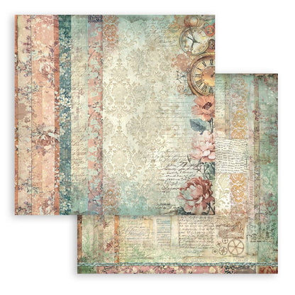 Stamperia -  (8”X8”) Backgrounds Garden of Time