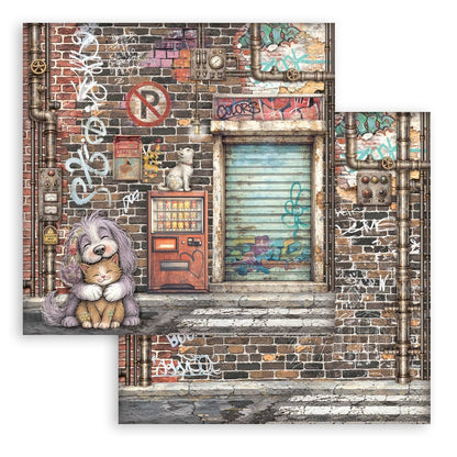 Stamperia - (12”X12”) - Paper pad - Furry Friends 2