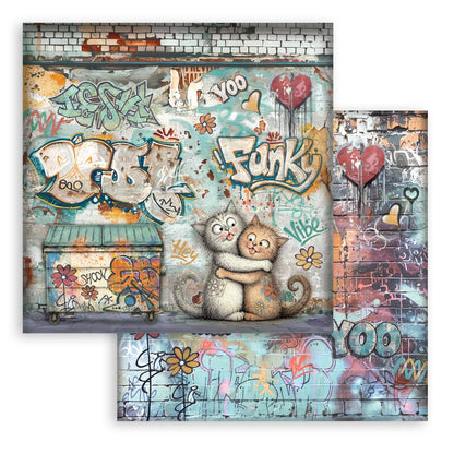 Stamperia - (12”X12”) - Paper pad - Furry Friends 2