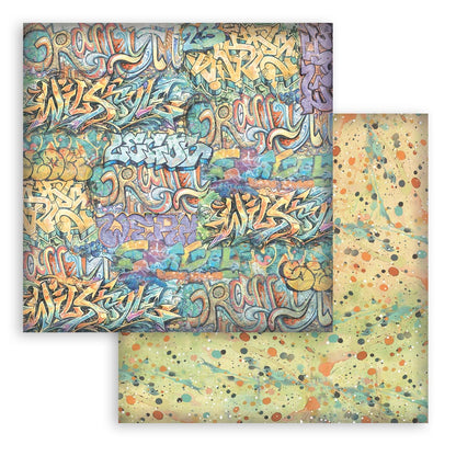 Stamperia - (12”X12”) Backgrounds- Paper pad - Furry Friends 2