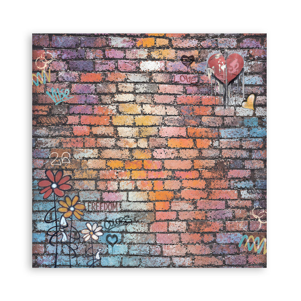 Stamperia - (12”X12”) Backgrounds- Paper pad - Furry Friends 2
