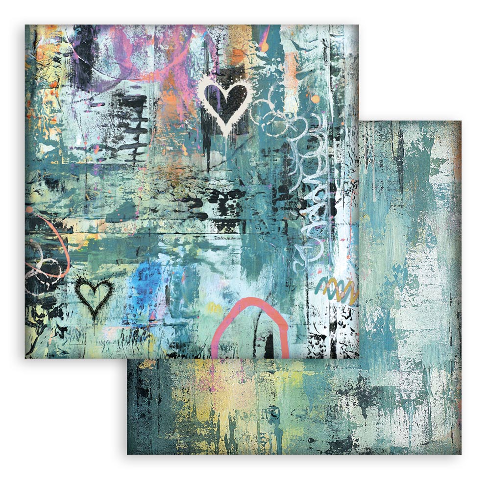 Stamperia -  (8”X8”) Backgrounds Furry Friends 2
