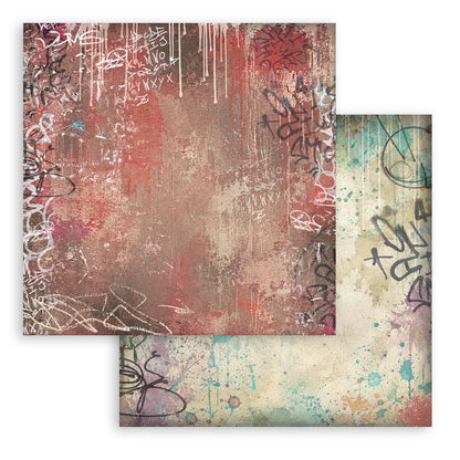 Stamperia -  (8”X8”) Backgrounds Furry Friends 2