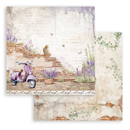 Stamperia -  (8”X8”)  Lavender Paper Pad