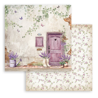 Stamperia -  (8”X8”)  Lavender Paper Pad