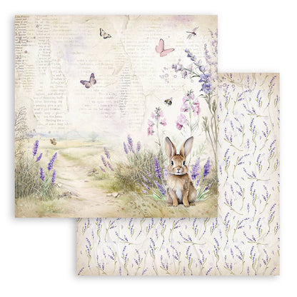 Stamperia -  (8”X8”)  Lavender Paper Pad