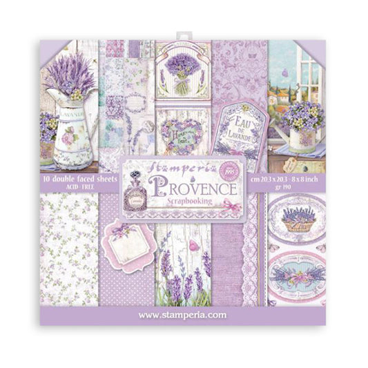 Stamperia -  (8”X8”) Paper Pad- Provence
