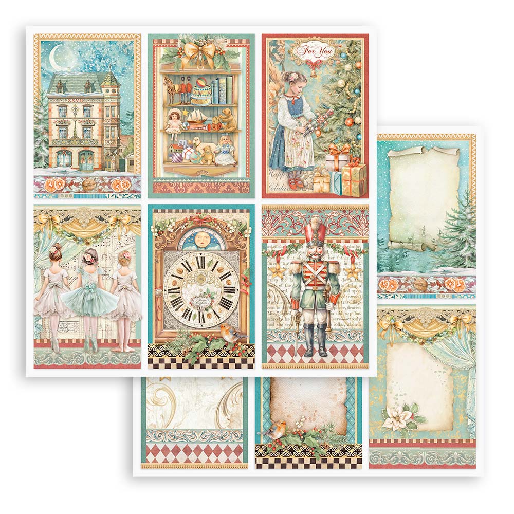 Stamperia -  (8”X8”) The nutcracker paper pad