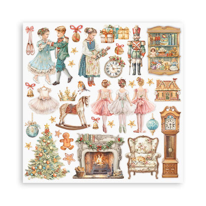 Stamperia -  (8”X8”) The nutcracker paper pad