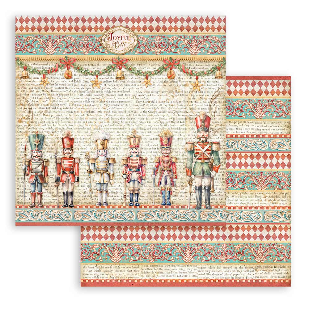 Stamperia -  (8”X8”) The nutcracker paper pad