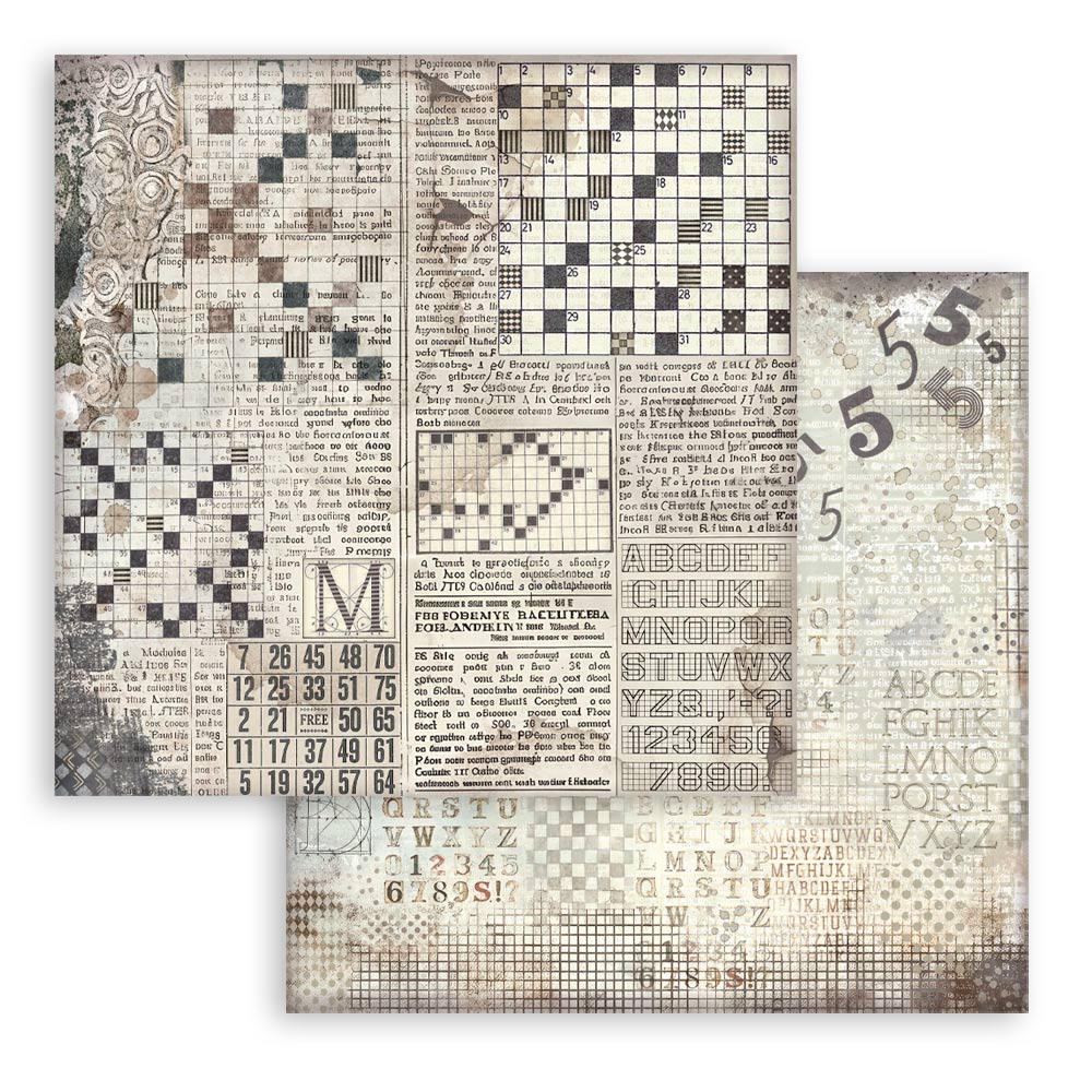 Stamperia -  (8”X8”) Backgrounds Furry Friends