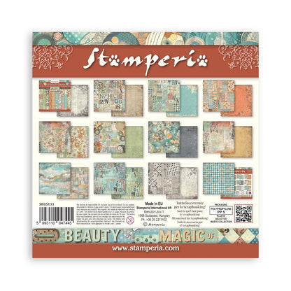 Stamperia -  (8”X8”) Backgrounds Furry Friends