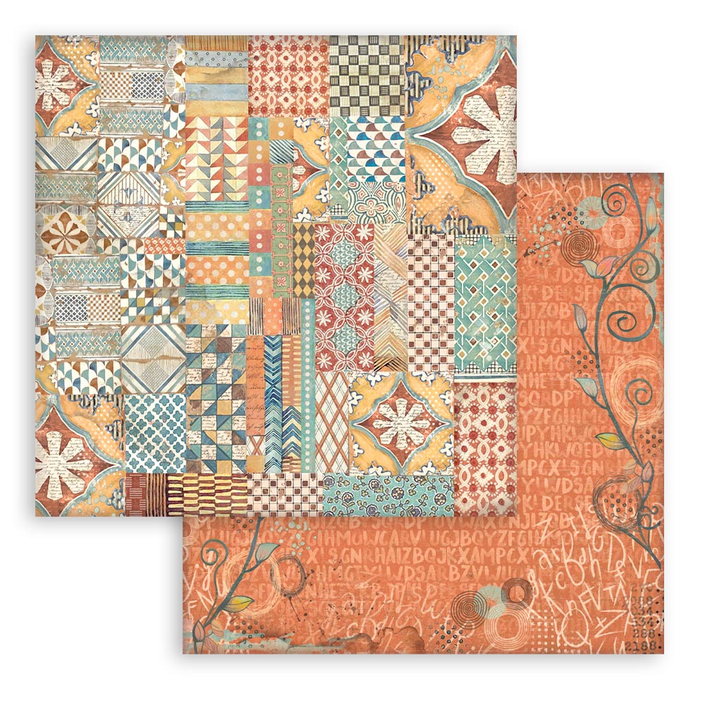 Stamperia -  (8”X8”) Backgrounds Furry Friends