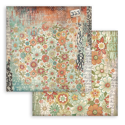 Stamperia -  (8”X8”) Backgrounds Furry Friends