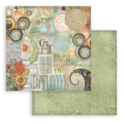 Stamperia -  (8”X8”) Backgrounds Furry Friends