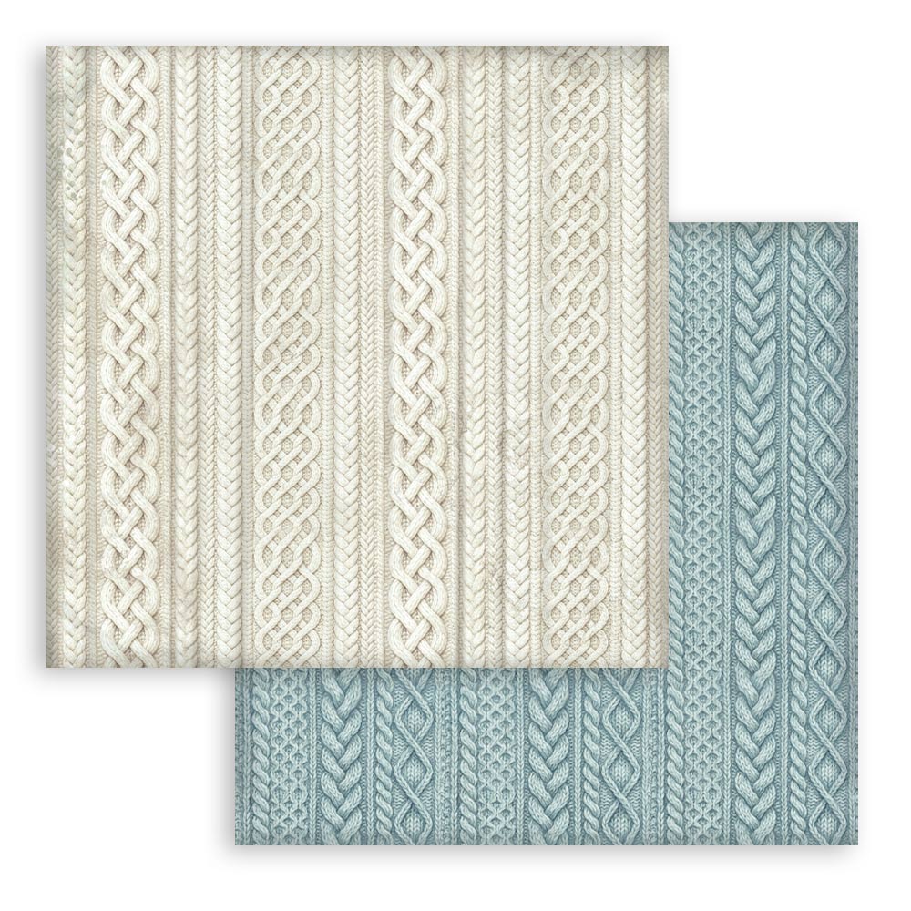 Stamperia - (12”X12”) - Backgrounds Paper pad - White Christmas