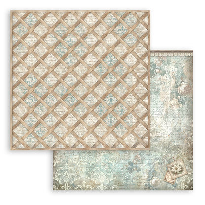 Stamperia - (12”X12”) - Backgrounds Paper pad - White Christmas