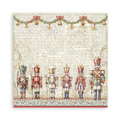 Stamperia -  (8”X8”) 22 sheets Maxi Single Sided The Nutcracker paper pad