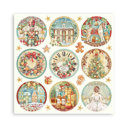 Stamperia -  (8”X8”) 22 sheets Maxi Single Sided The Nutcracker paper pad