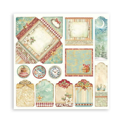 Stamperia -  (8”X8”) 22 sheets Maxi Single Sided The Nutcracker paper pad