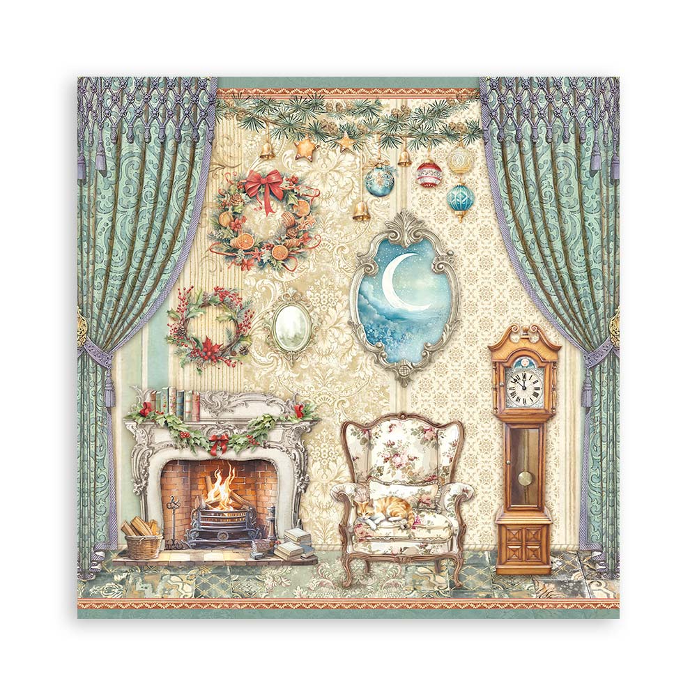 Stamperia -  (8”X8”) 22 sheets Maxi Single Sided The Nutcracker paper pad