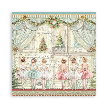 Stamperia -  (8”X8”) 22 sheets Maxi Single Sided The Nutcracker paper pad