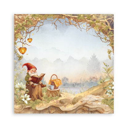 Stamperia -  (12”X12”) Single Face 22 sheets - Whispering Woods