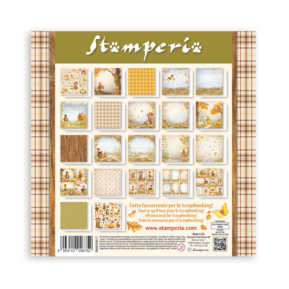 Stamperia -  (12”X12”) Single Face 22 sheets - Whispering Woods